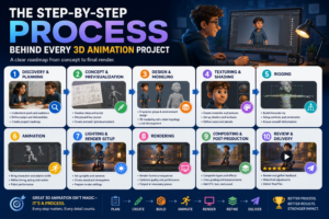 The Step-by-Step Process Behind Every 3D Animation Project